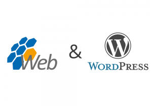 Die Logos von sixhop.net und WordPress